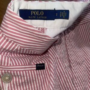 Polo Ralph Lauren‎ Seersucker Pants Women 2 Striped Preppy Vacation Golf Cruise